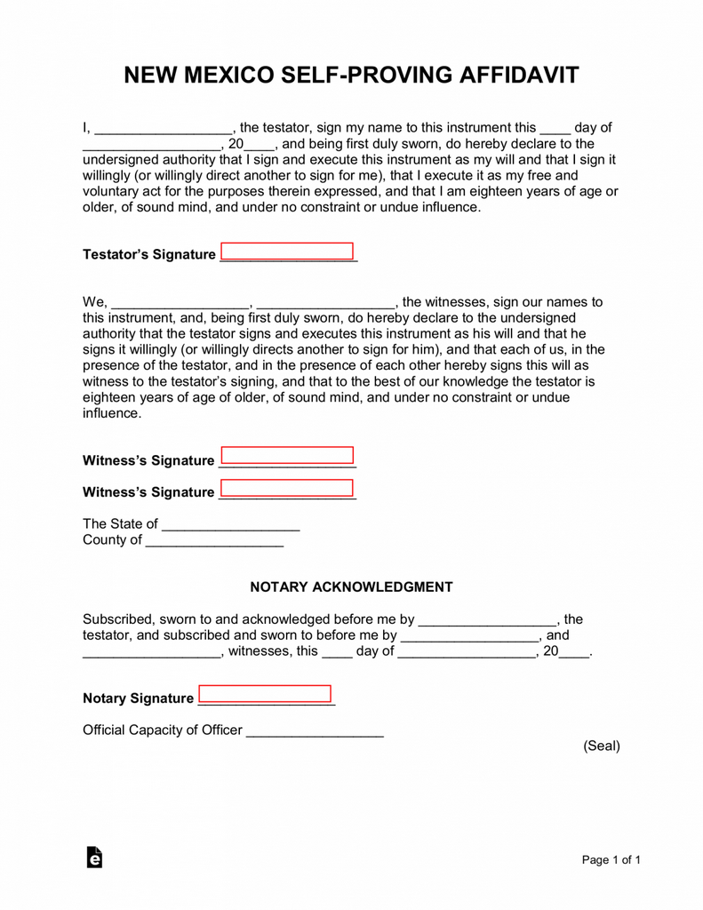 What is a self-proving testimony for a will, and do you require one? What is a self-proving testimony for a will, and do you require one?